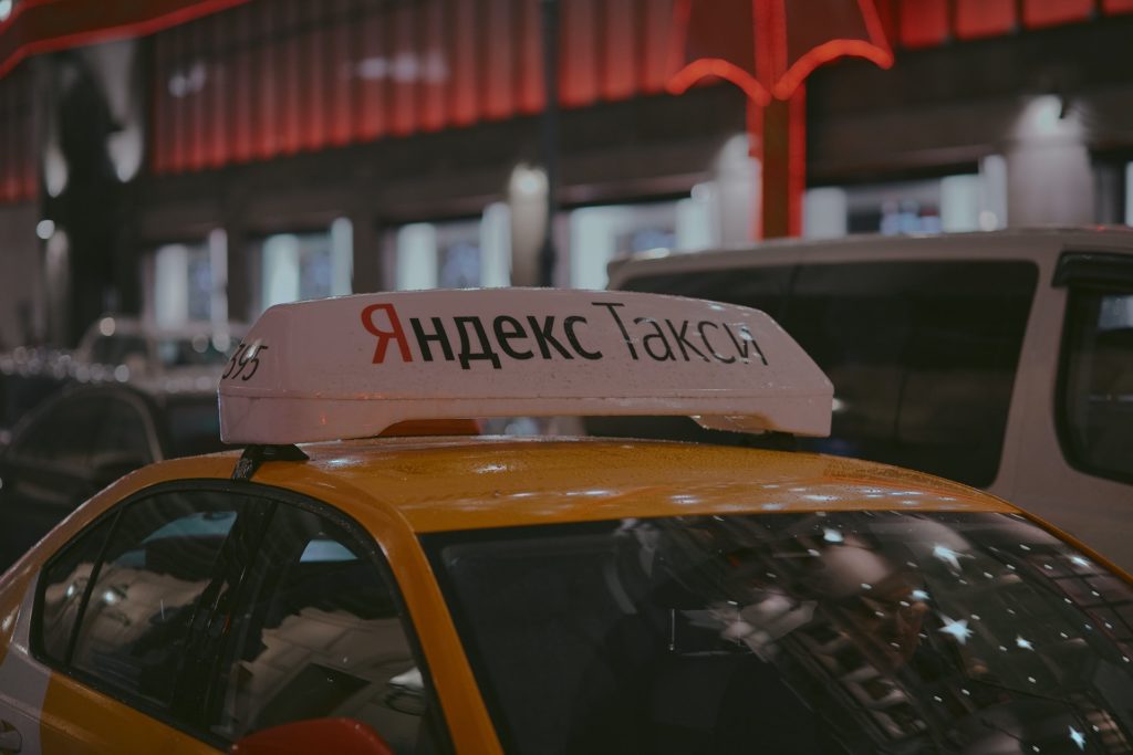 Yandex Taxi in Moscow
